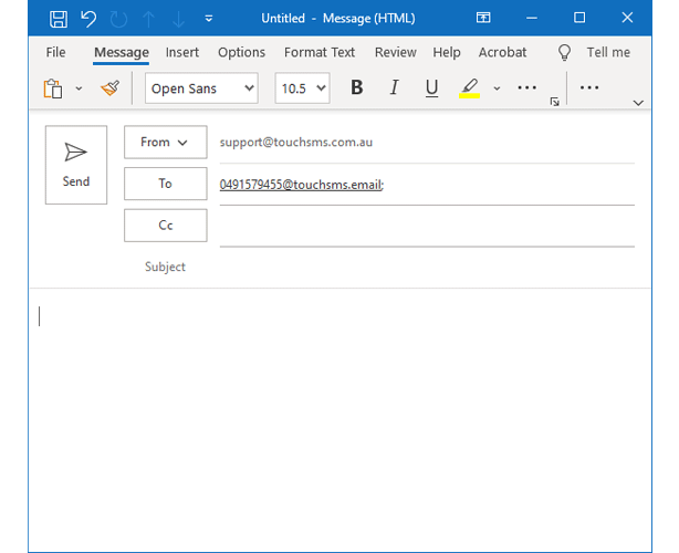 emailSMS